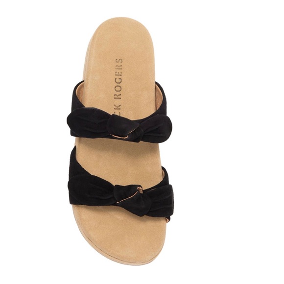 Jack Rogers Black Platform Sandals Size 8M NWT - Picture 4 of 8